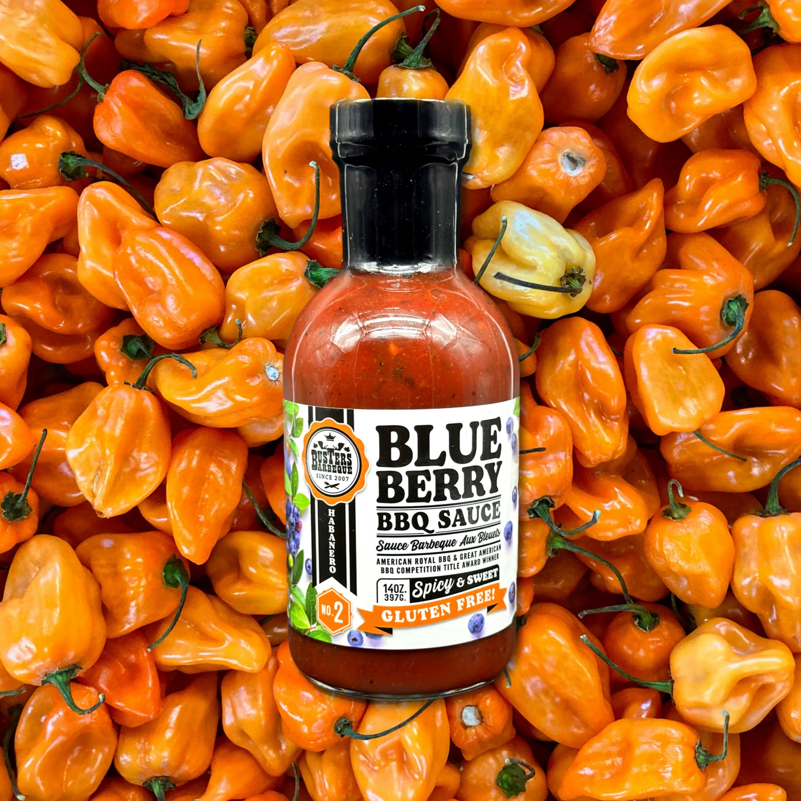 Blueberry Habanero BBQ Sauce Busters BBQ