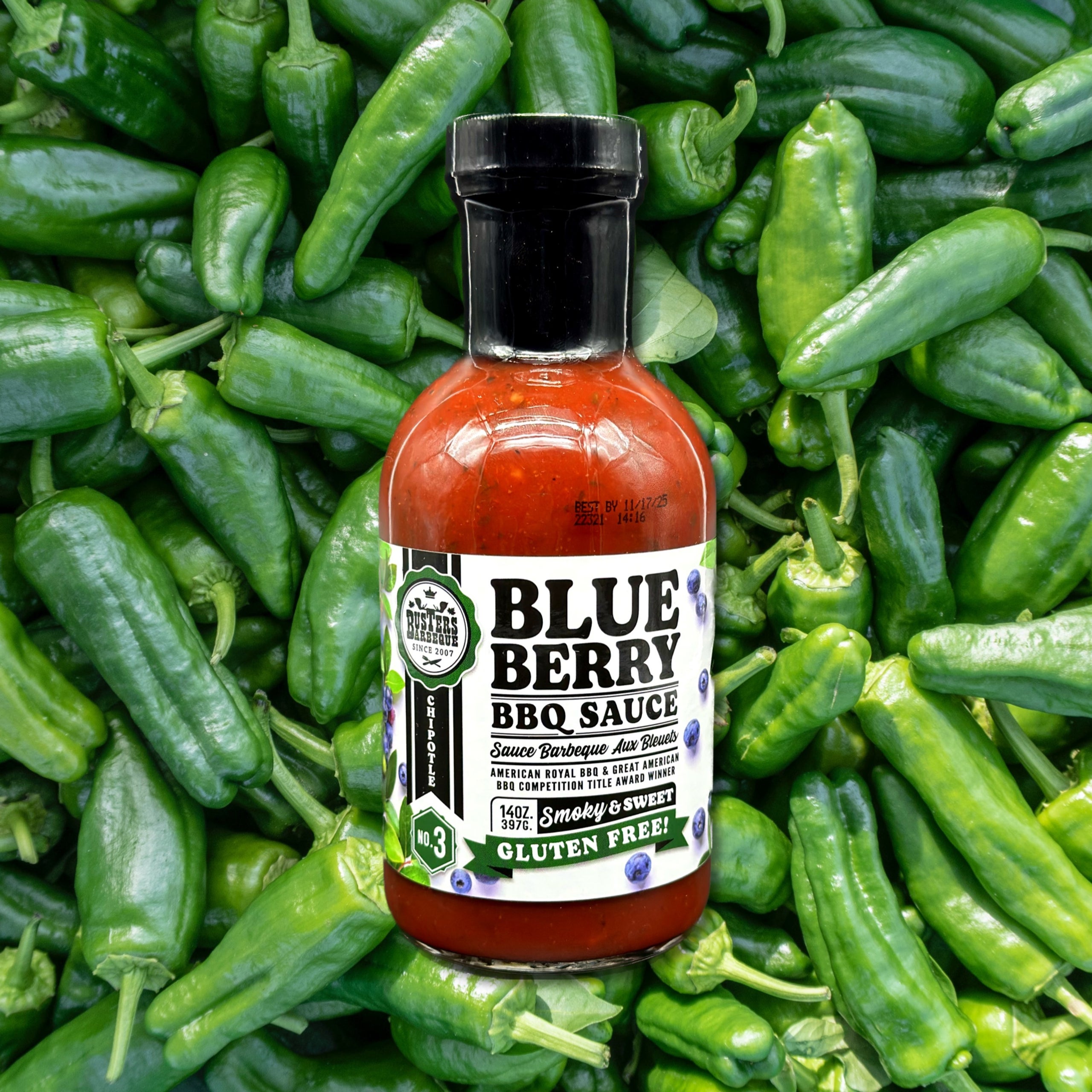 Blueberry Chipotle BBQ Sauce Busters BBQ